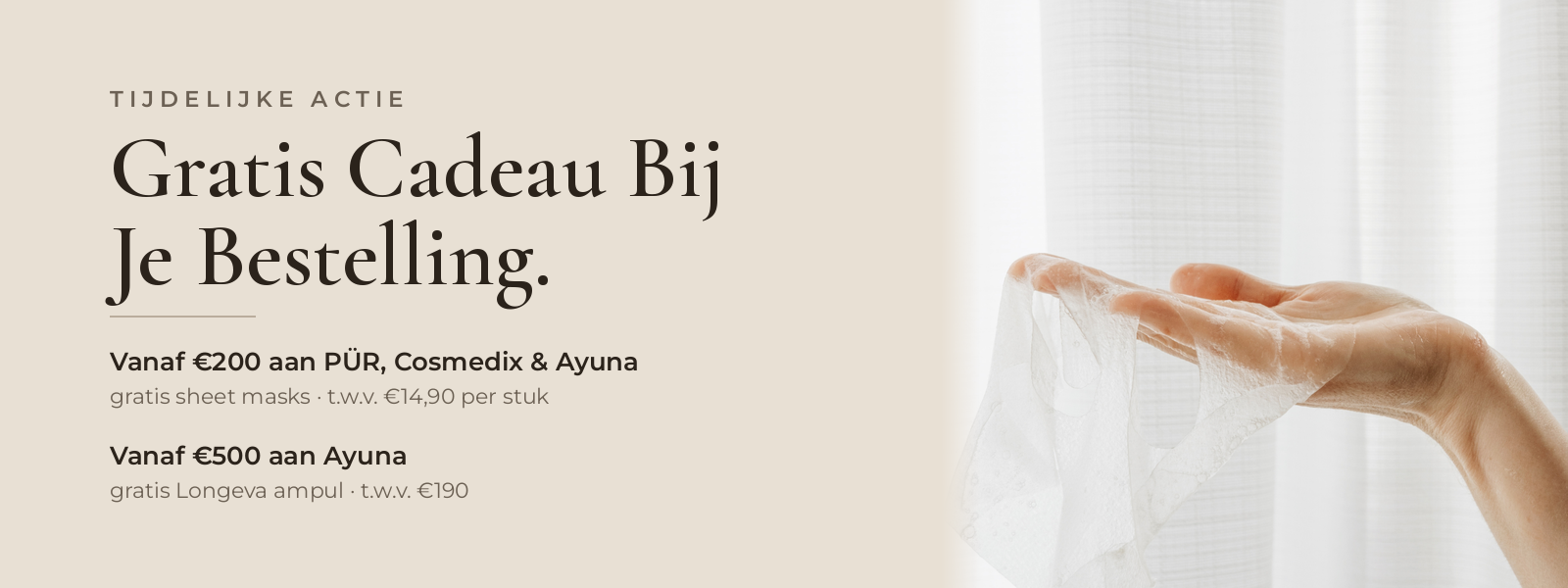 Collectie sale banner