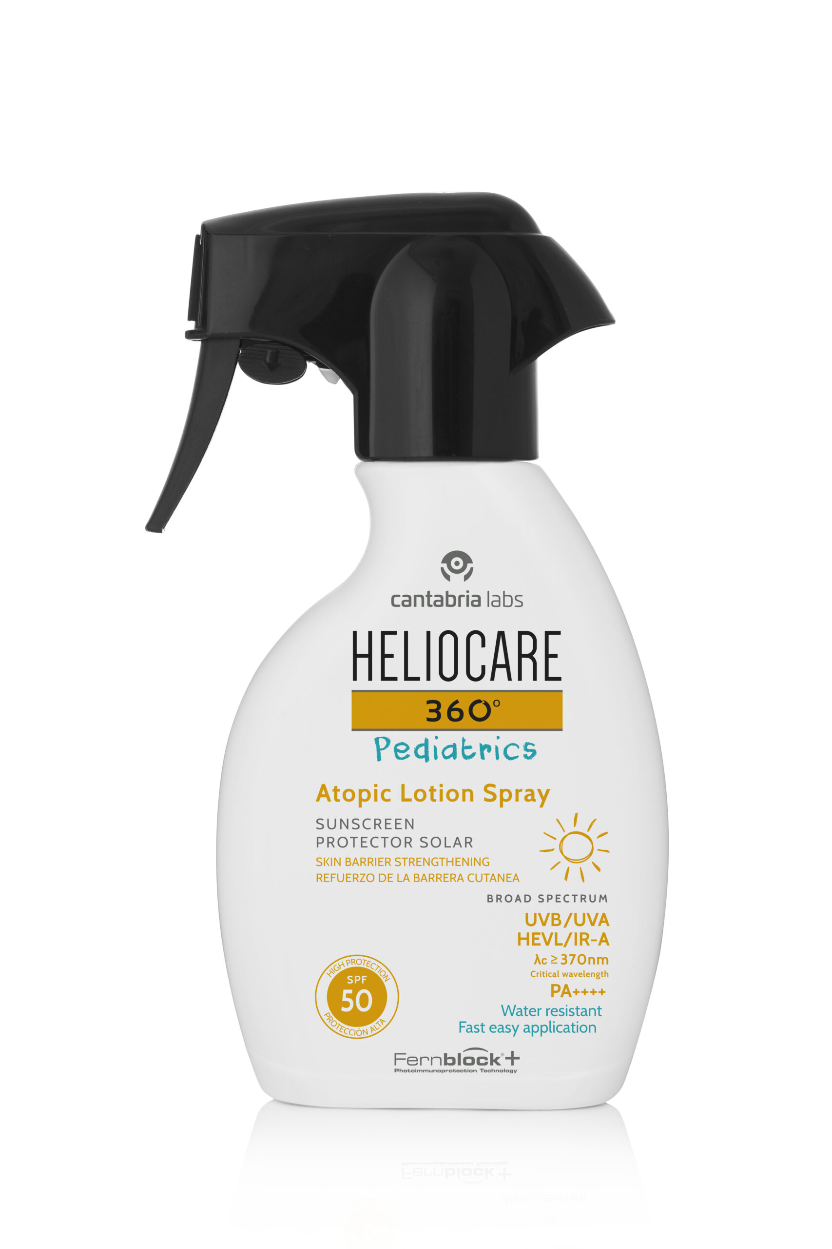 Sunscreen spray for children, SPF 50